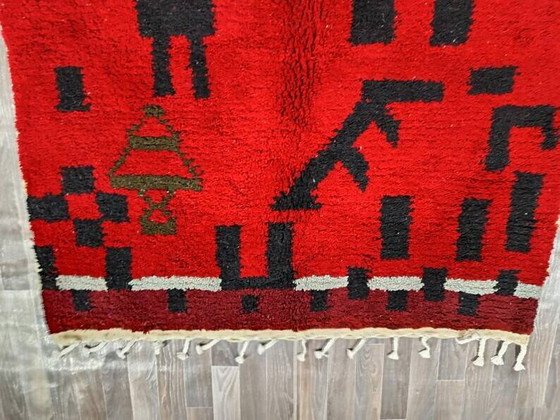Alfombra bereber de lana colorida hecha a mano 200cmx200cm – Wool, Bohemian (photo 3 of 10)
