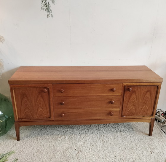 Image 1 of Vintage teakhouten dressoir, Stateroom voor Stonehill Furniture