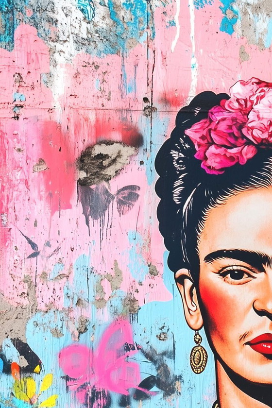 Frida's Bold - Digital Artist Painting on Canvas – Paintings & Drawings (photo 6 of 15)