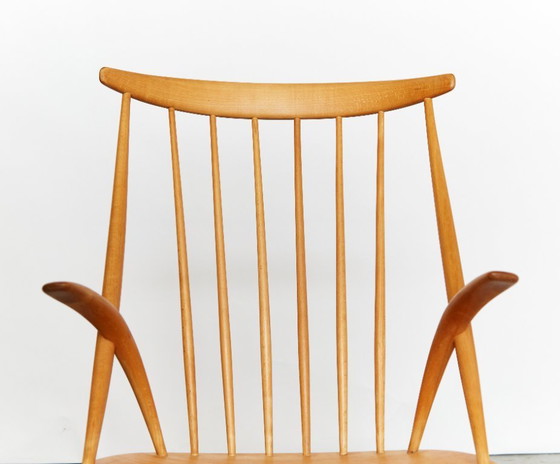 Image 1 of Illum Wikkelsø Schommelstoel "IW3" voor Niels Eilersen