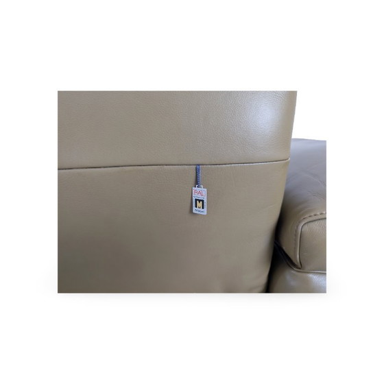 Image 1 of Original Koinor Marylin corner sofa, leather sofa, designer couch, green