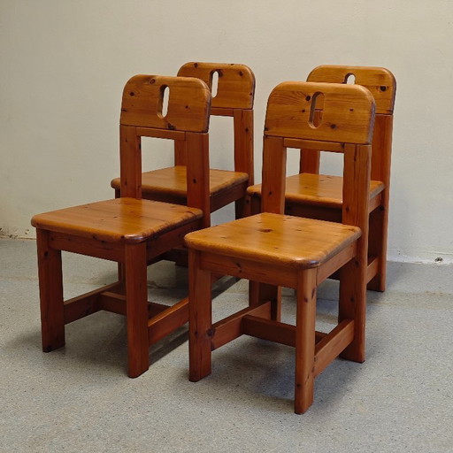 Vintage Pine dining room chairs