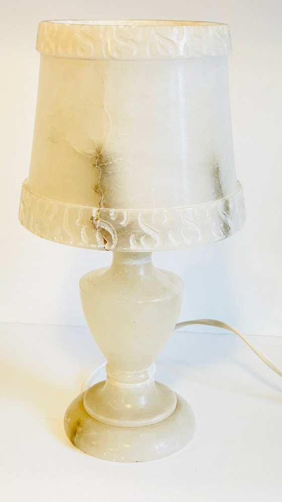 Image 1 of ALABASTER MARBLE LAMP 1970s