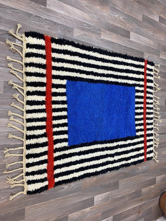 Image 1 of Tapis marocain artigianale en laine 200cmx150cm