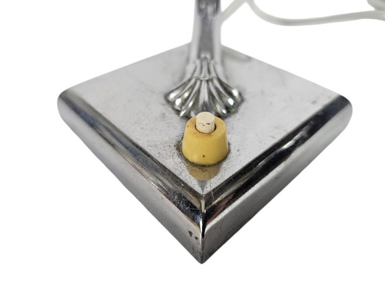 Image 1 of Art Deco - wandlamp - chroom - 'gooseneck' - 1930's