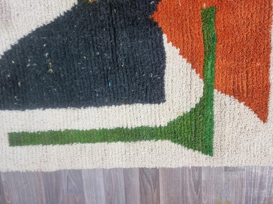 Marokkanischer Beni Ouarain Berberteppich, handgewebt, handgefertigt, 2,5 x 1,5 m – Teppiche & Läufer, Wool (photo 3 of 9)