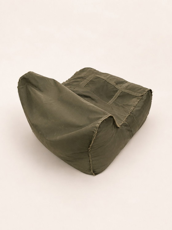 Image 1 of Poltrona tascabile Piet Hein Eek in tessuto militare