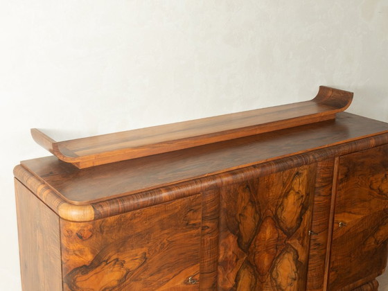 1920s Art Deco Sideboard – Wood, Brass (photo 9 of 12)