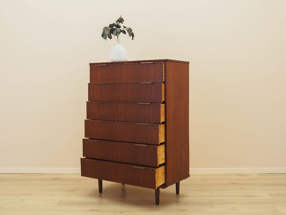 Image 1 of Teakhouten ladekast, Deens design, jaren 70, gemaakt in Denemarken.