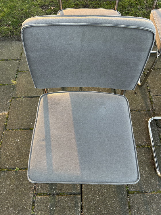 Image 1 of 6 Zuiver Ridge Tubular Frame Chairs