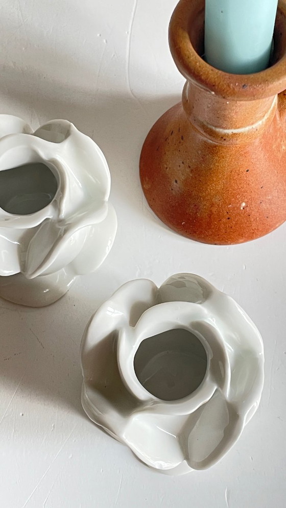 Portacandele Vintage in Porcellana e Gres – Ceramic (photo 24 of 27)