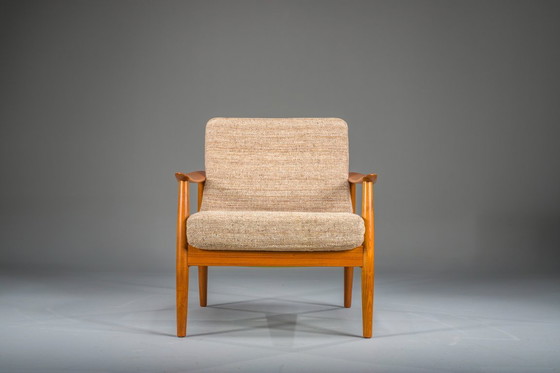 Image 1 of Deense moderne zitset in teakhout van Arne Vodder voor France & Søn, jaren 60, set van 3