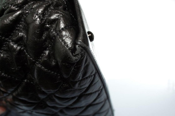 Image 1 of Chanel, quilted chain me tote in black