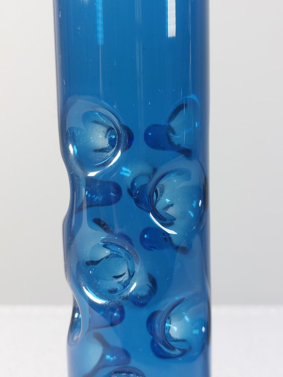 Image 1 of Trio vintage glazen vazen ​​uit het midden van de 20e eeuw, Lauscha Thüringen