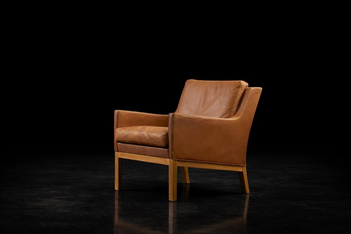 Vintage Mid-Century Danish Modern Easy Chair Model 39 by Kai