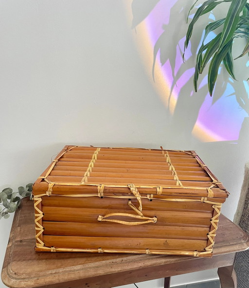 Vintage bamboo case