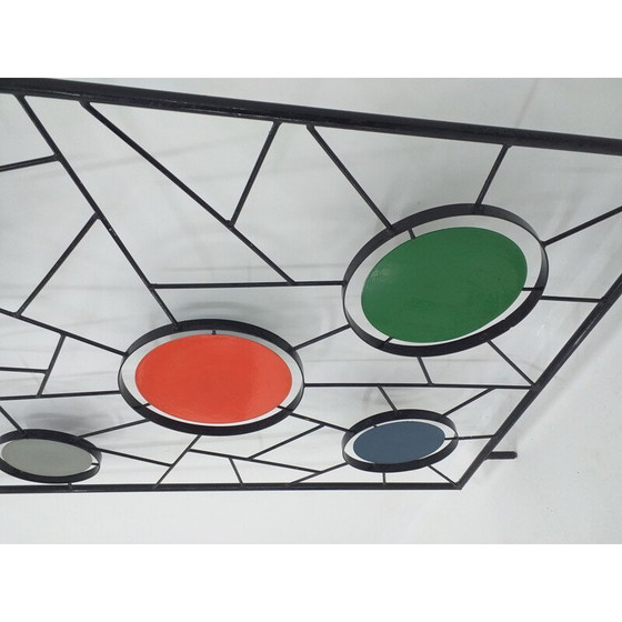 Image 1 of Vintage wall coat rack with mirror, Italy 1960