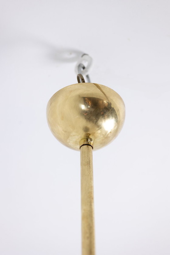 Image 1 of Kronleuchter aus Glasröhren, strahlend. Zeitgenössische Kreation.