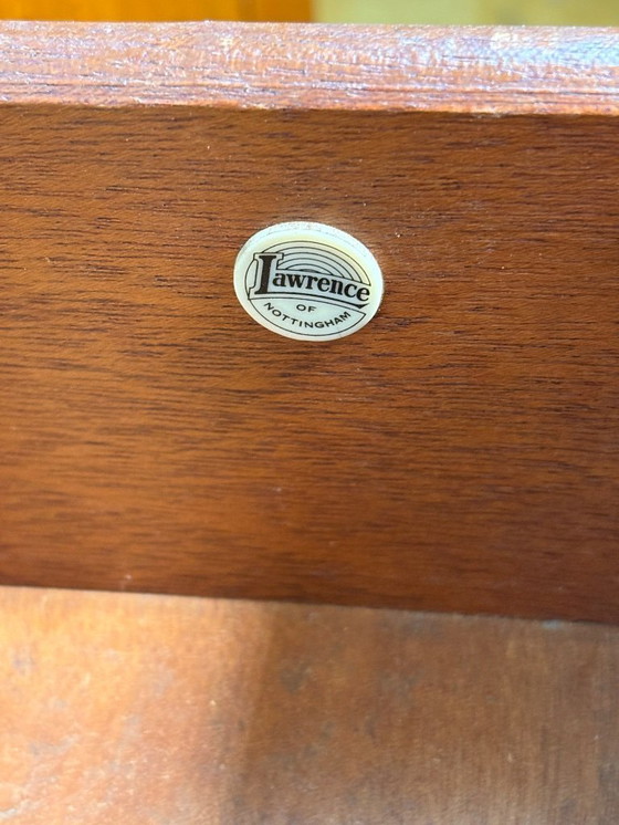 Image 1 of Mid-Century Retro Vintage Teak Sideboard by William Lawrence 1960  Elegant Storage • Beautiful Teak Grain • British Mid-Century 