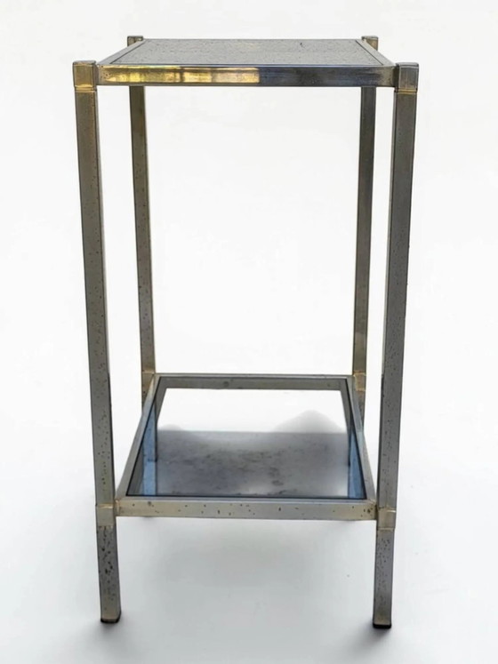 Beistelltisch / Couchtisch 1970er Jahre – Beistelltische, Chrome (photo 7 of 8)
