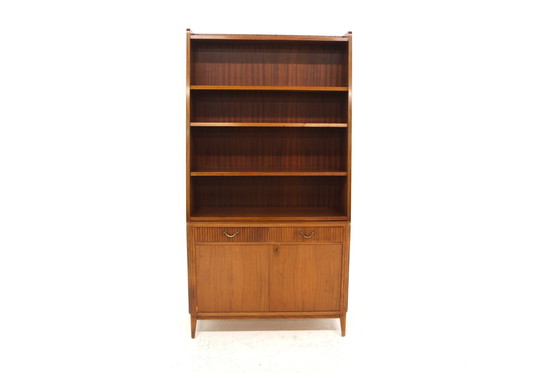 Image 1 of Scandinavian mahogany bookcase, Swedish Modern, Sweden, 1940