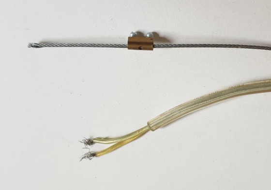 Image 1 of 2 large pendant lamps - Murano glass - model Fazeletto