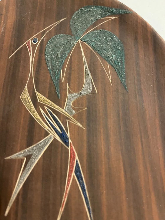 Image 1 of Kom in de vorm van een verfpalet uit de Ancora-fabriek