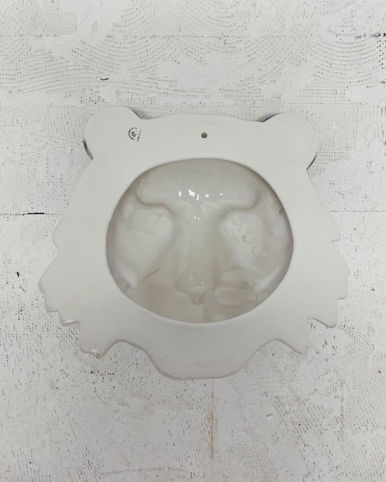 Image 1 of Máscara de pared de tigre de cerámica