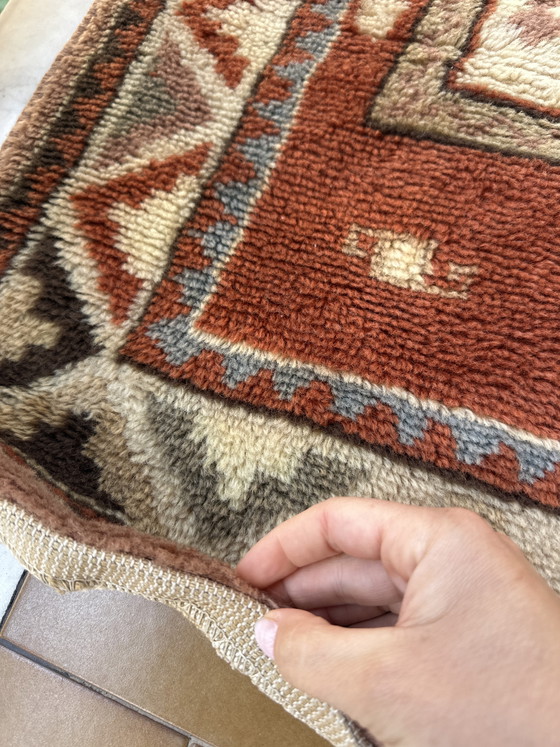 Image 1 of Vintage Moroccan/Anatolian style pure virgin wool rug 85x150 cm