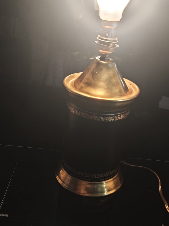 Image 1 of Base de lámpara Monick Schmeltz, Limoges Francia 