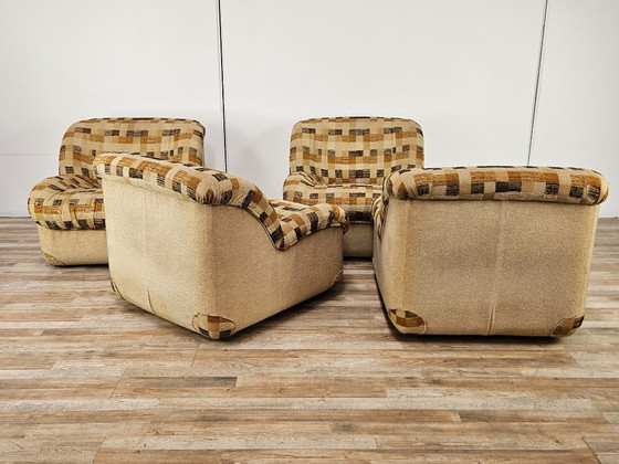 Image 1 of Modular fabric armchairs from the 1970s