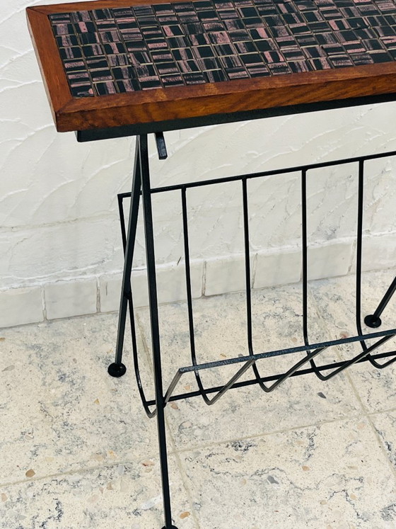 Image 1 of Vintage ceramic magazine rack
