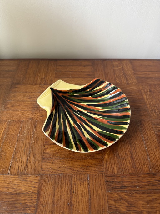 Coupelle / vide poches coquillage peint à la main