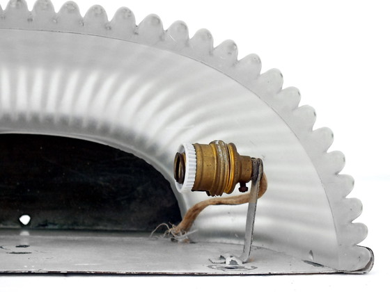 Image 1 of Lampada da parete Archimede Seguso Italia in cristallo pressato e ottone, design anni '30