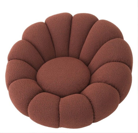 Fauteuil pivotant Eichholtz Mello – Chaises pivotantes, Metal, Textile (photo 5 of 6)