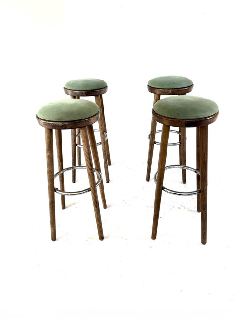 4 sgabelli da bar vintage, Spahn Stadtlohn '60