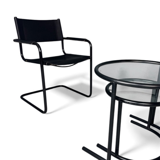 Image 1 of Bauhaus Cesca stoel - zwart leer