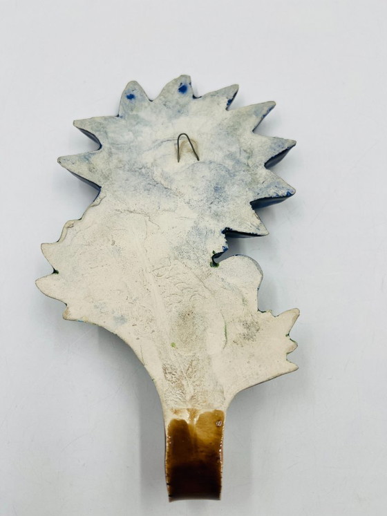 Image 1 of Garderobenständer mit Blumenhaken aus belgischer Keramik von André Bayer