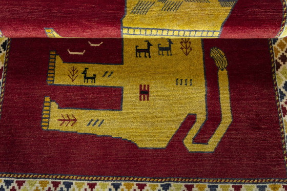 Image 1 of Handgeknüpfter Gabbeh Nomaden Teppich - 151 X 103 Cm