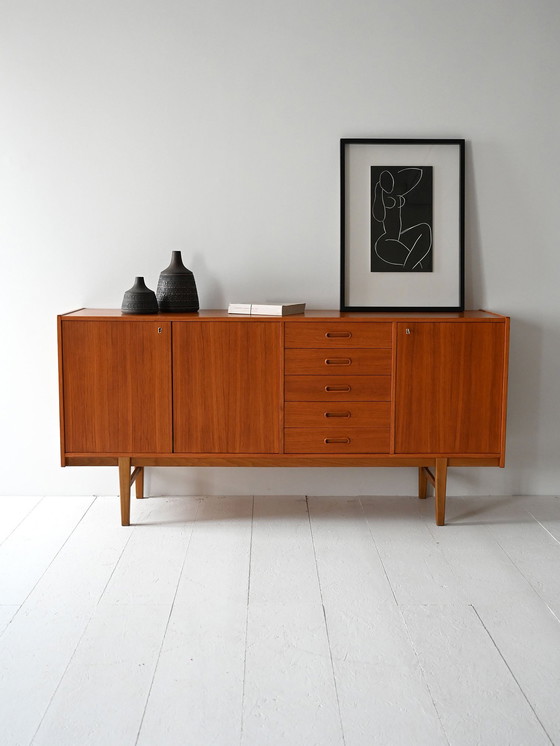 Image 1 of Buffet scandinave en teck des années 1960