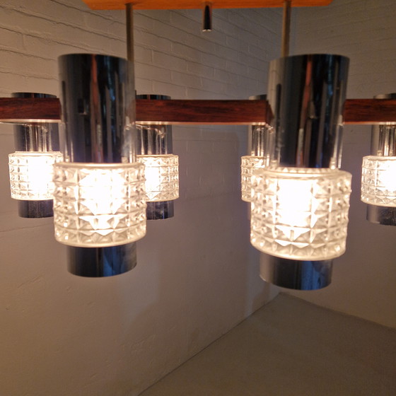 Image 1 of Vintage hanglamp 8 spots