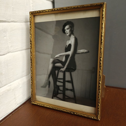 Jeanloup Sieff – Gerahmte Original-Buchseite (2003) – Vintage-Schwarzweißfotografie