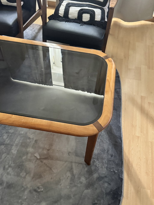 Wilhelm Knoll Couchtisch, Rauchgas, original Mid Century