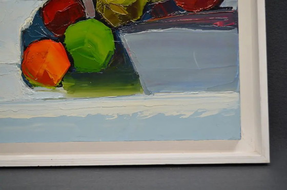 Michel Petiot, bekend als Micha "The Fruits" (1989) Canvas, gesigneerd – Schilderijen & Tekeningen (photo 2 of 11)