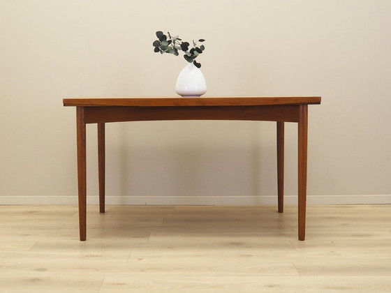 Image 1 of Table en teck, design danois, années 1960, fabriquée au Danemark