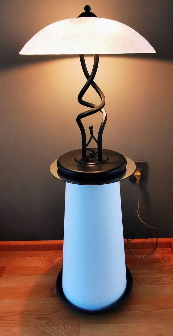 Image 1 of AF Cinquanta Italie, lampe de table postmoderne années 1980