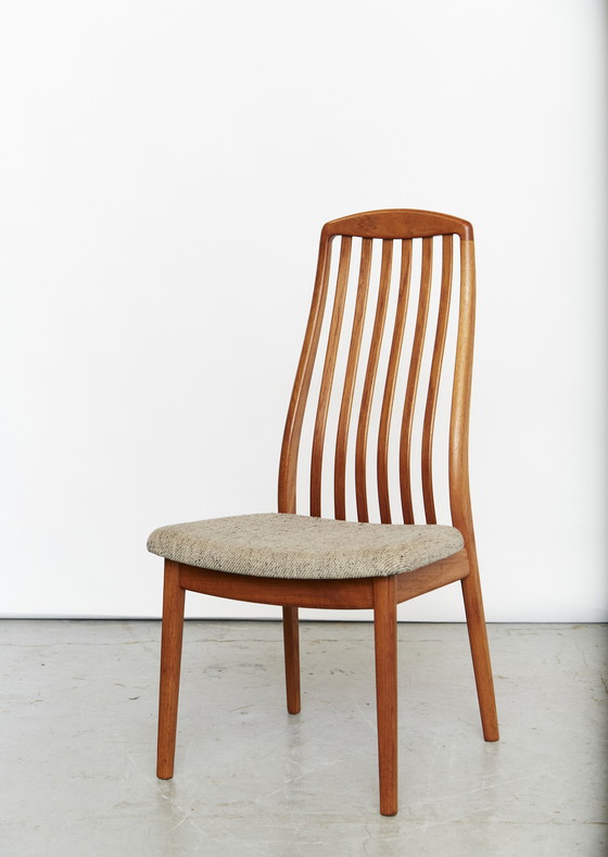 Image 1 of Mid Century Esszimmerstühle von Schou Andersen, Sechser-Set