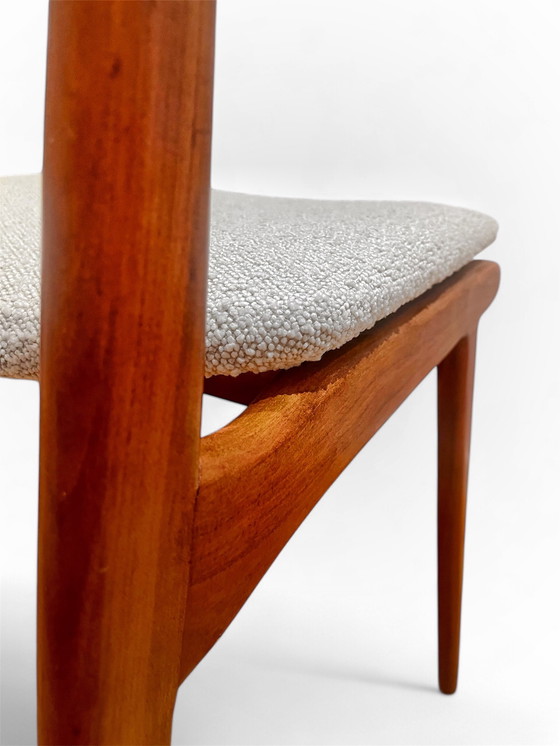 Image 1 of 4 sedie da pranzo vintage in teak Habeo Boomerang