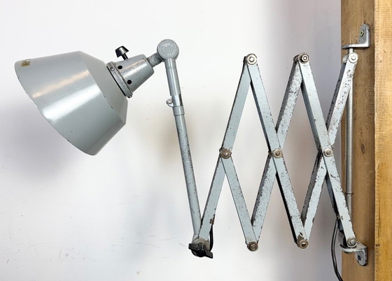 Image 1 of Industrial Scissor Wall Lamp by Curt Fischer for Midgard, 1930s