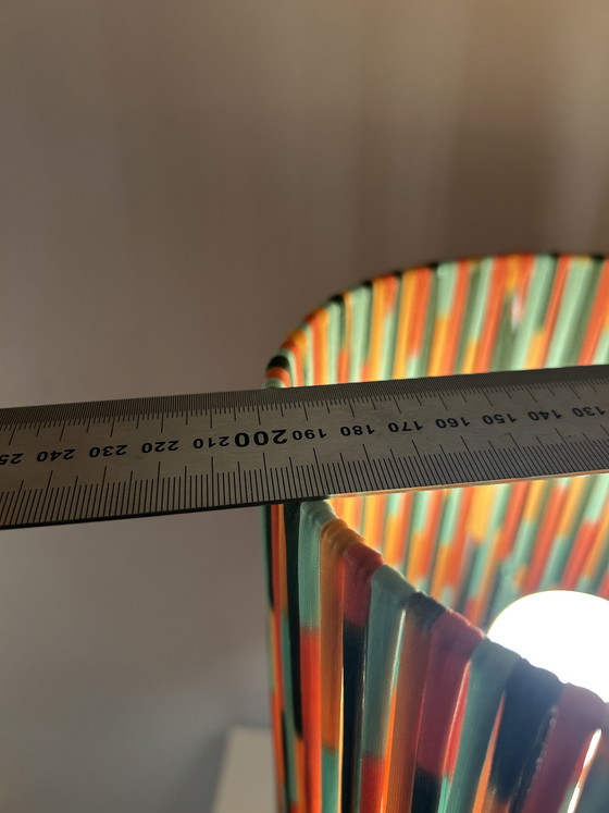 Image 1 of Lámpara de mesa estilo Pop Art - apta para uso exterior - reciclada - inalámbrica